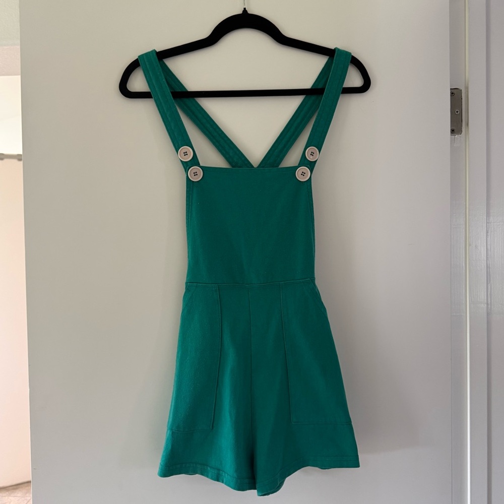 American Apparel Green Romper